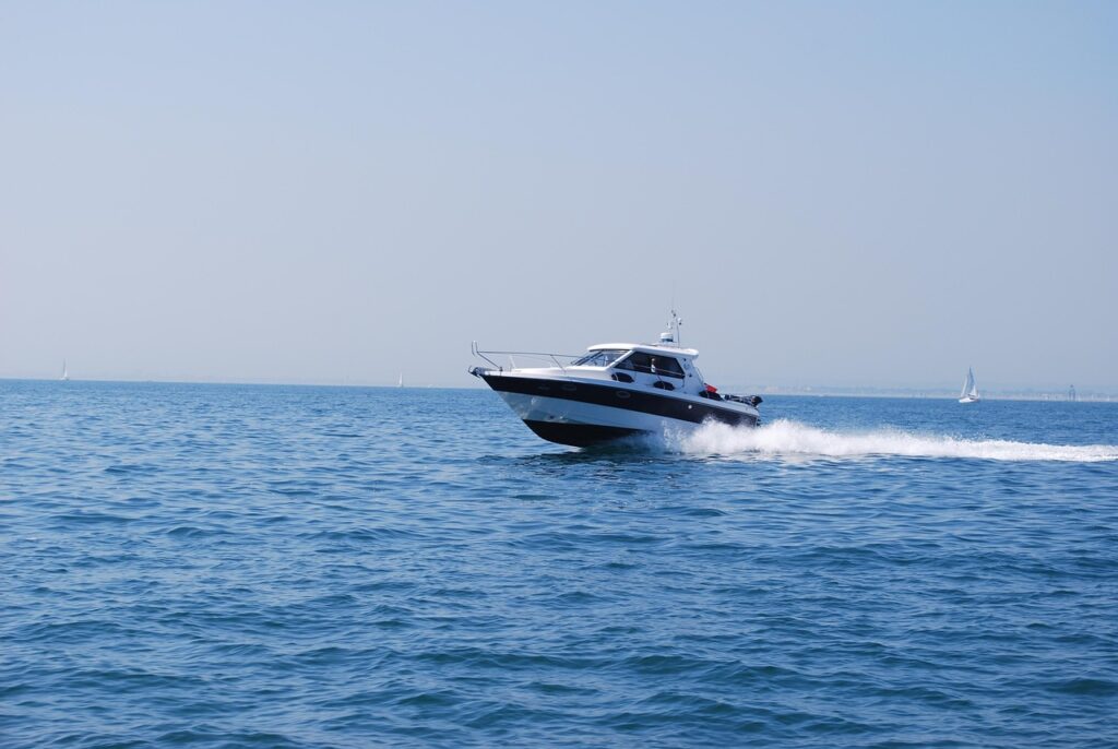 speedboat, sea, boat, motorboat, nature, powerboat, speed, shipping, boating, travel, cruising
